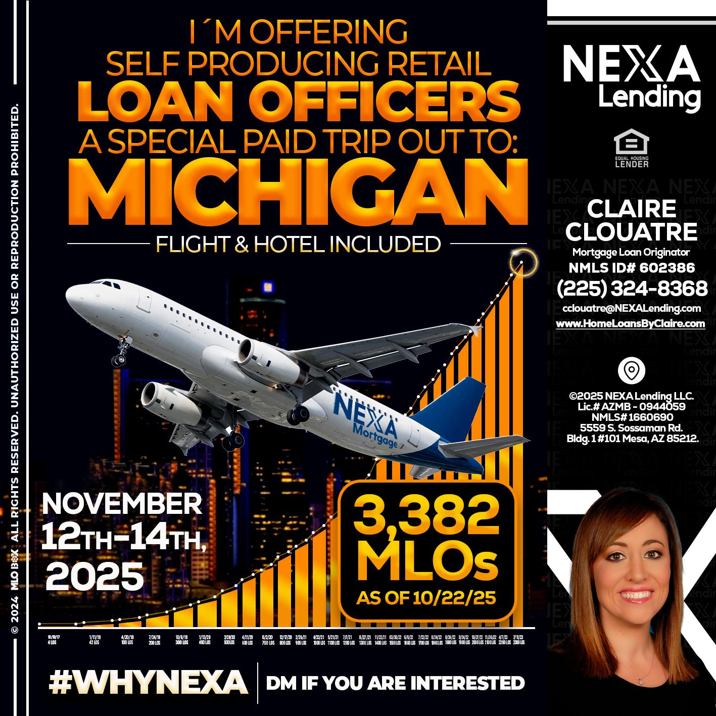 michigan trip - Claire Clouatre -Mortgage Loan Originator