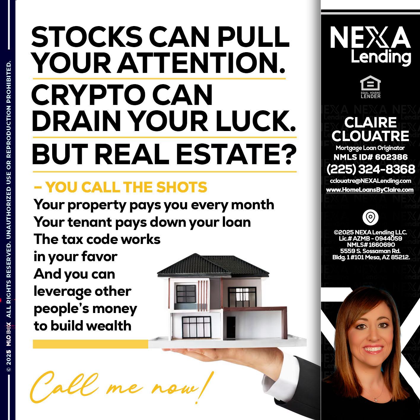 STOCK CAN - Claire Clouatre -Mortgage Loan Originator