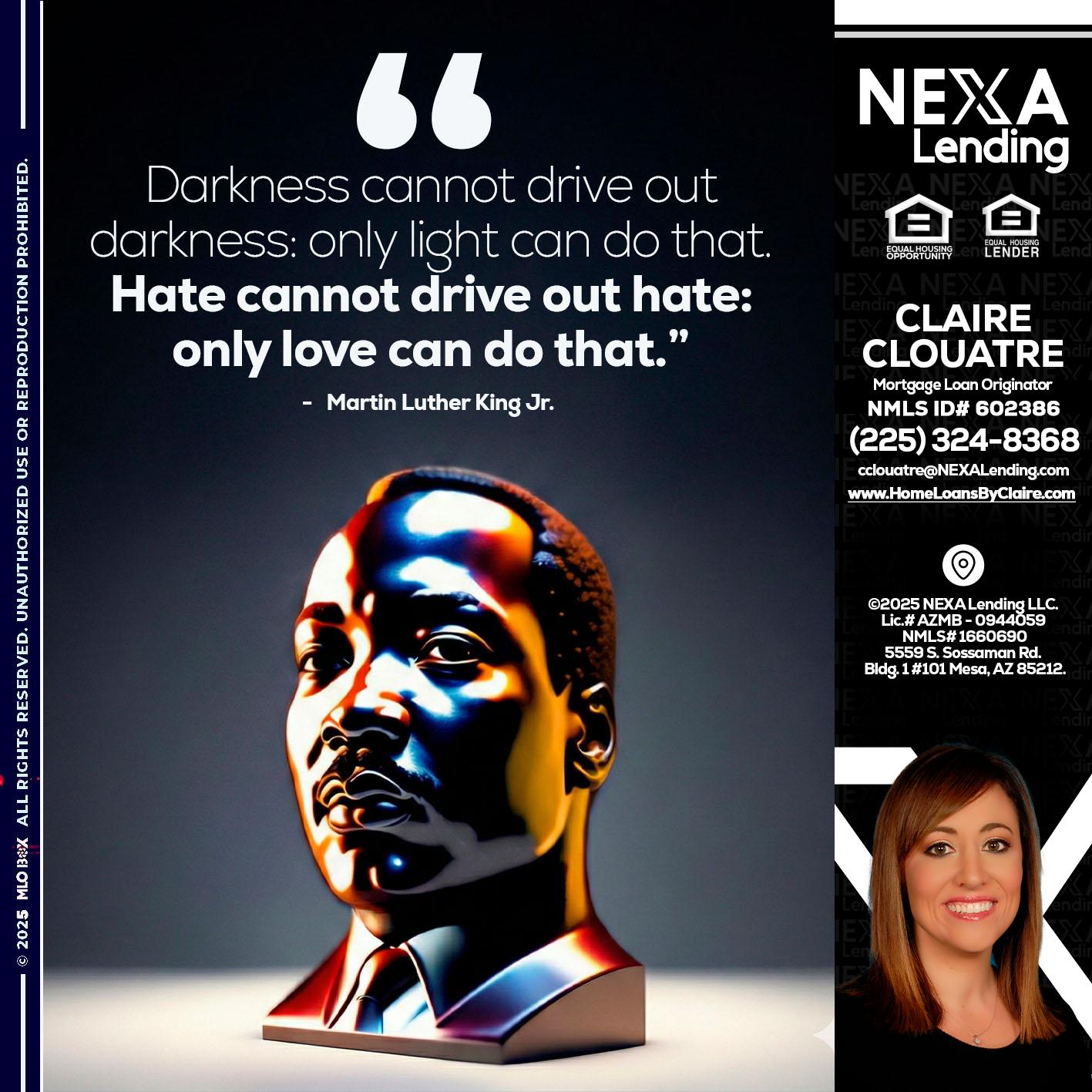 MLK 2026 - Claire Clouatre -Mortgage Loan Originator