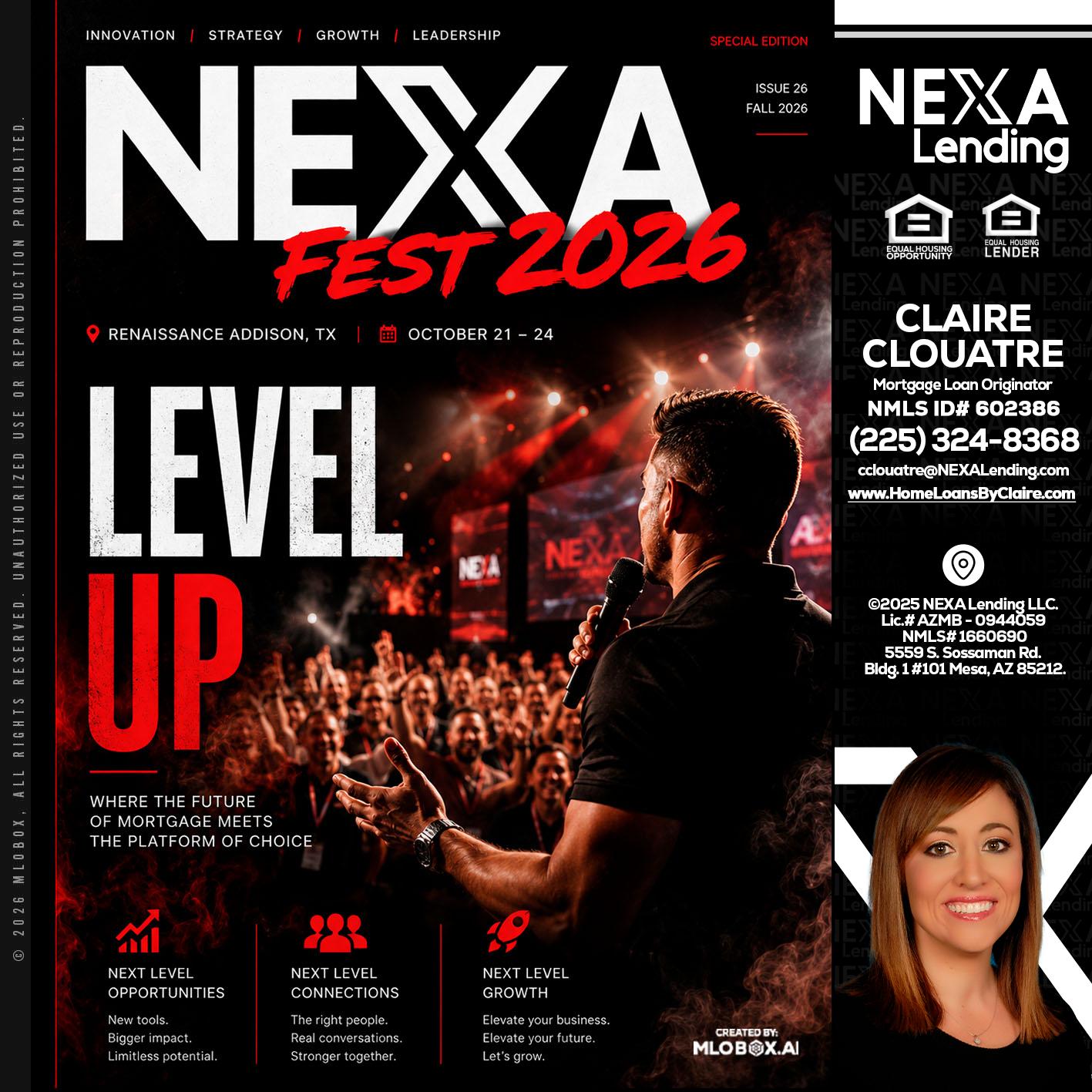 NEXA FEST 2026 - Claire Clouatre -Mortgage Loan Originator