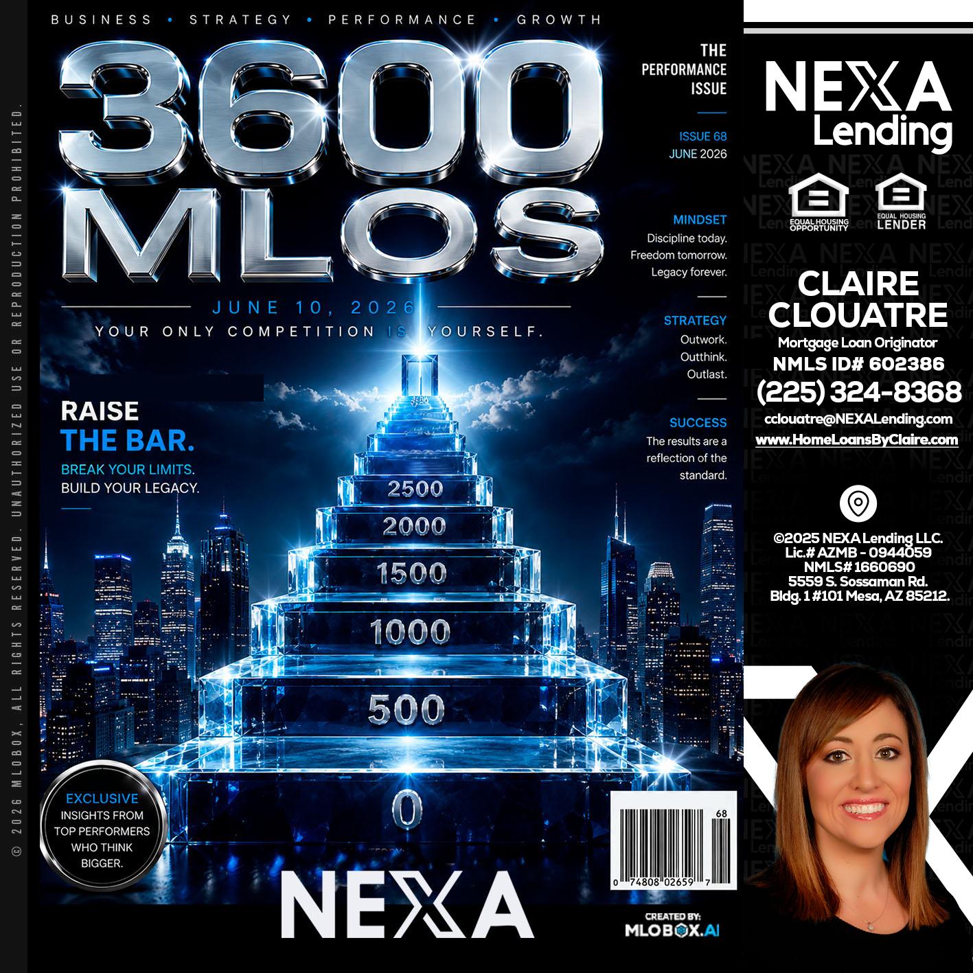 3600 MLOs - Claire Clouatre -Mortgage Loan Originator