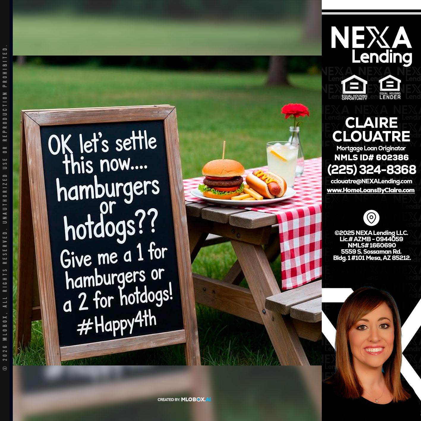 let settle this - Claire Clouatre -Mortgage Loan Originator