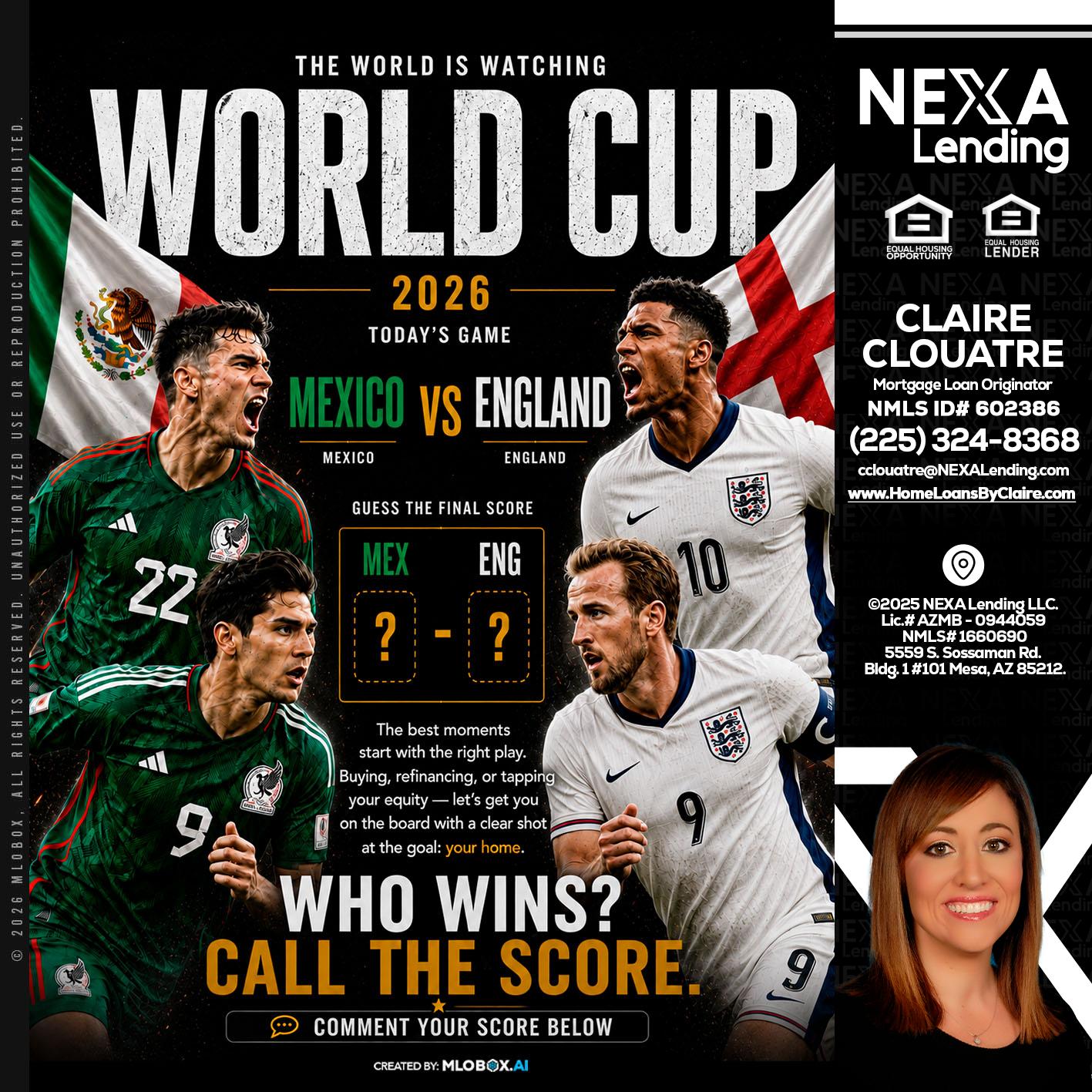 WHO'S WIN - Claire Clouatre -Mortgage Loan Originator
